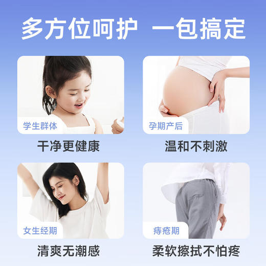 德佑Deeyeo 经典蓝湿厕纸40抽*6包 dyc40c6b 商品图2
