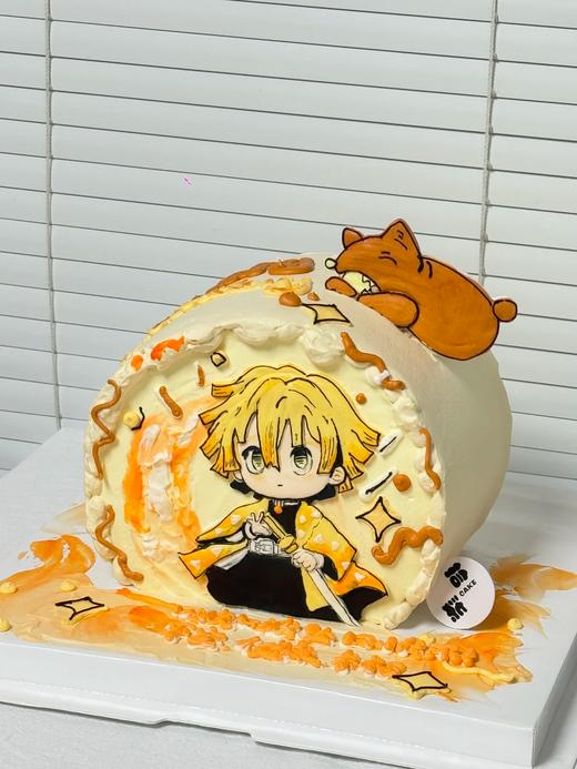 鬼灭之刃卡通蛋糕-低糖处理无添加 商品图1