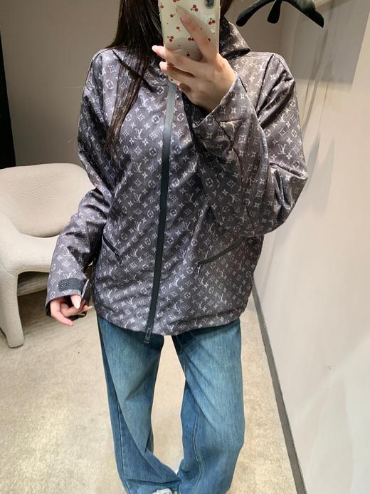 驴家 26Ss早春新款 老花印花连帽风衣外套（MM） 商品图10