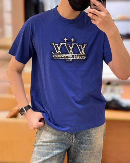 男款闪钻logo短袖T恤la 商品图3