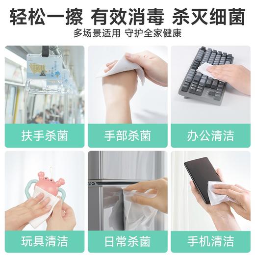 德佑75度酒精湿巾小包便携式随身装10片*10包/20包 商品图4