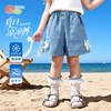 贝贝怡女童短裤夏日牛仔裤ZB2FK004 商品缩略图0