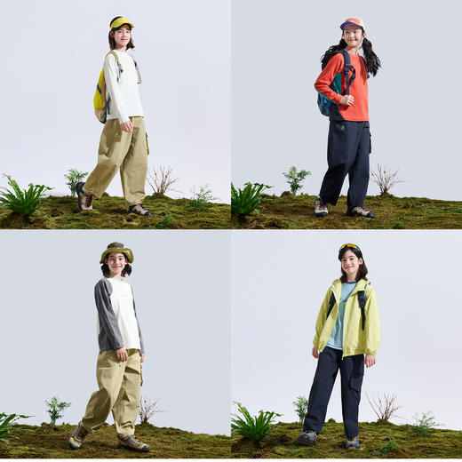 【代发】绿标童装防水户外裤儿童休闲运动裤子 商品图5