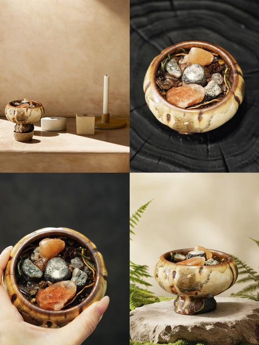 AURAAROMA镜境 手作扩香聚宝盆一物一拍 商品图0