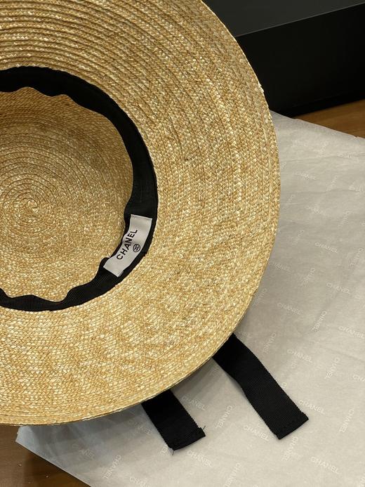 Chanel草编蝴蝶结礼帽 草帽 法式优雅的“氛围精致神器”（CO） 商品图6