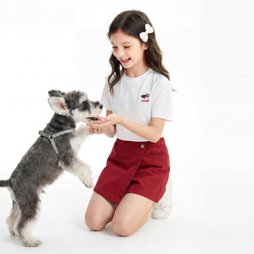 男女童圆领短袖针织衫夏季新款安奈儿童装EM621765 商品图5