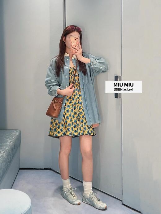 缪缪 26Ss春夏新款 向日葵黄碎花吊带连衣裙（MM） 商品图0