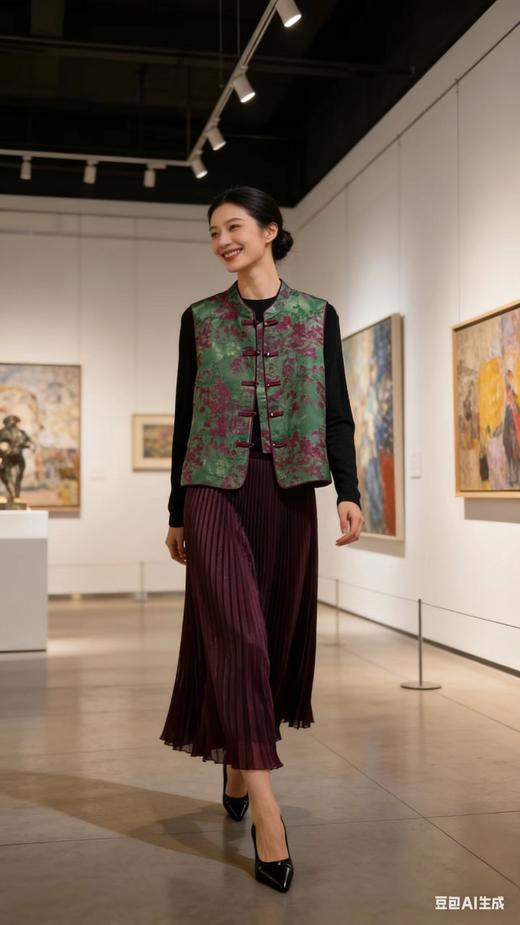 648T07春上新 时尚气质国风马甲背心 商品图11