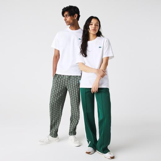 三色齐发！！胸口小标刺绣，复古美式正肩设计情侣圆领t恤E032666 商品图6