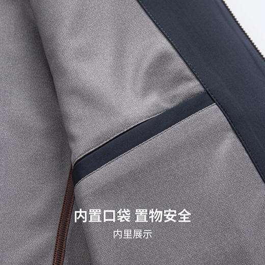 【易打理】圣得西26新款春季男款痞帅高级感外套立领绅士商务夹克 商品图9