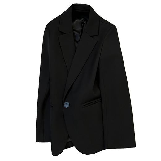 【清风外衣】黑色西装外套女款！2026春秋新款高级感炸街气质休闲通勤小西服！ 商品图4