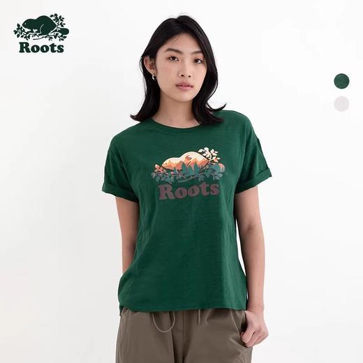 【2件9折】【ROOTS】女式休闲海狸短袖T恤 商品图1