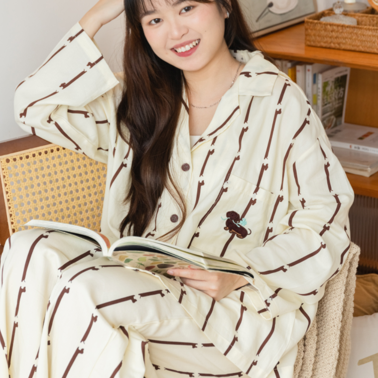 天丝棉家居服套装|柔软透气，上身凉感不闷，男女款都有，睡衣