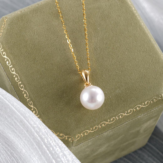 子佩集【月光柔情】银S925珍珠惜王妃套链【P3024】9mm珠双色吊球2601 商品图0