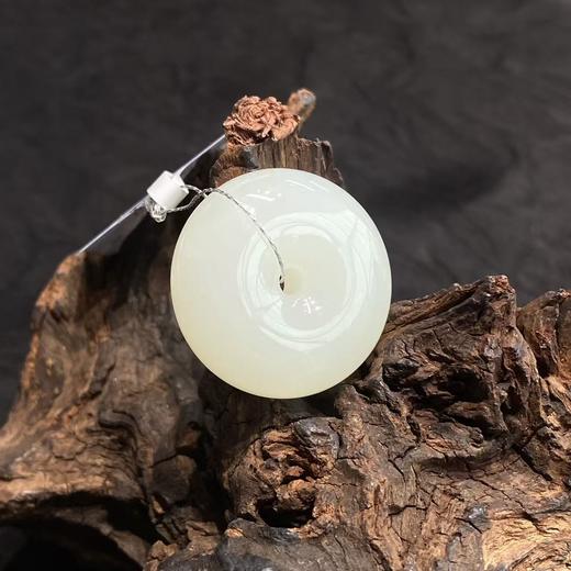 【快抱】【于田产和田玉于田料白玉平安扣24#】出证书，发货1~5天，48小时鉴赏期 商品图1