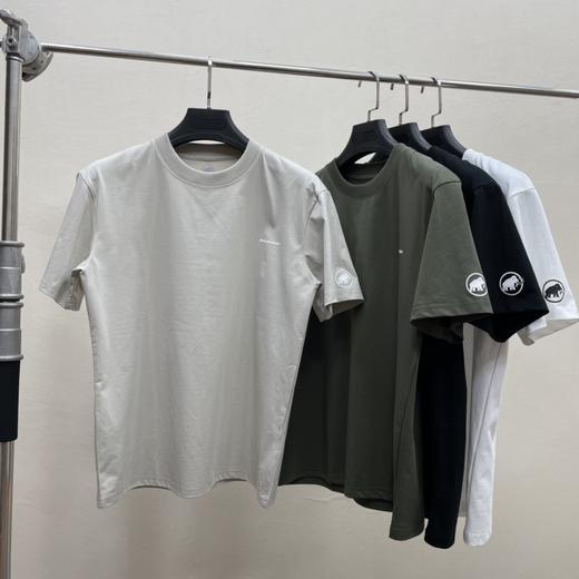 点此购买 猛犸象春夏季男士简约百搭休闲运动冰瓷棉凉感短袖T恤 yh 343408 商品图1