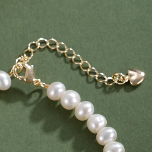 子佩集【小萌爪】珍珠惜王妃手链【ZZSL012】5.5-6mm珠镀金猫爪2601 商品图4