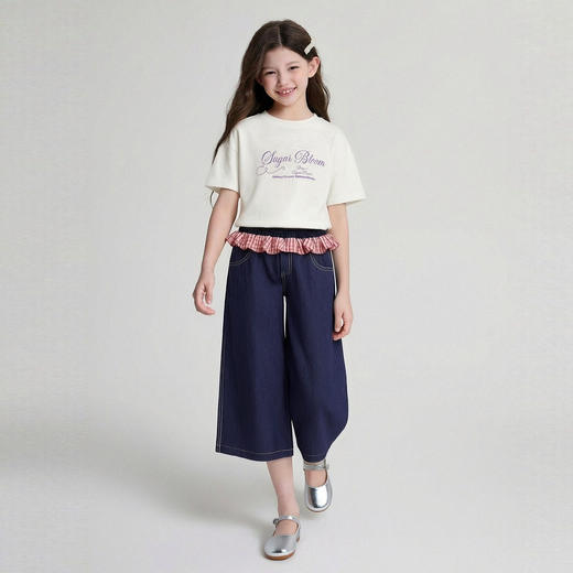 笛莎Deesha 2026年夏季新款中童女童休闲中短裤裤子 商品图2