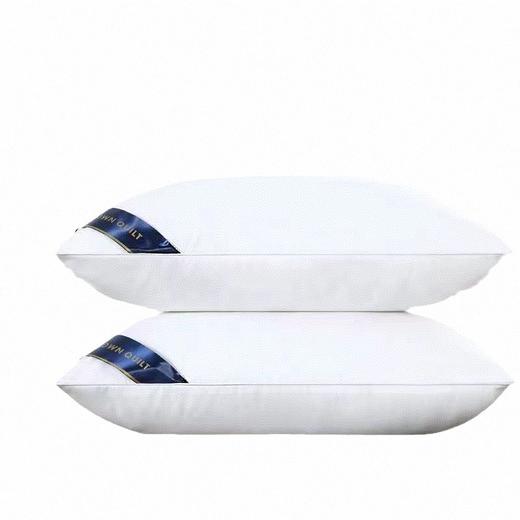 【2只装】护颈羽丝绒枕头、酒店款、久睡不塌陷、家用中高枕芯、一对装、48*74cm 商品图4