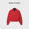 ROMI STUDIO“轻量化”复古高密纹理绒感红短夹克外套RWDSWL2597 商品缩略图0