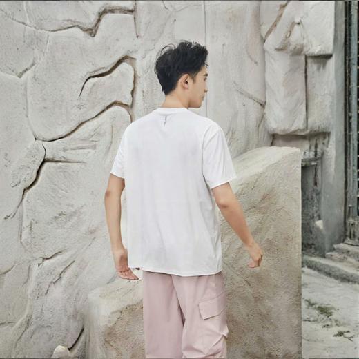 防晒高于标准UPF50+【双色熊情侣面膜短袖】经典黑白双色短袖 原纱型防晒 水洗后依旧防晒  面料细密 触觉冰感爽滑  透气亲肤不闷汗 商品图6