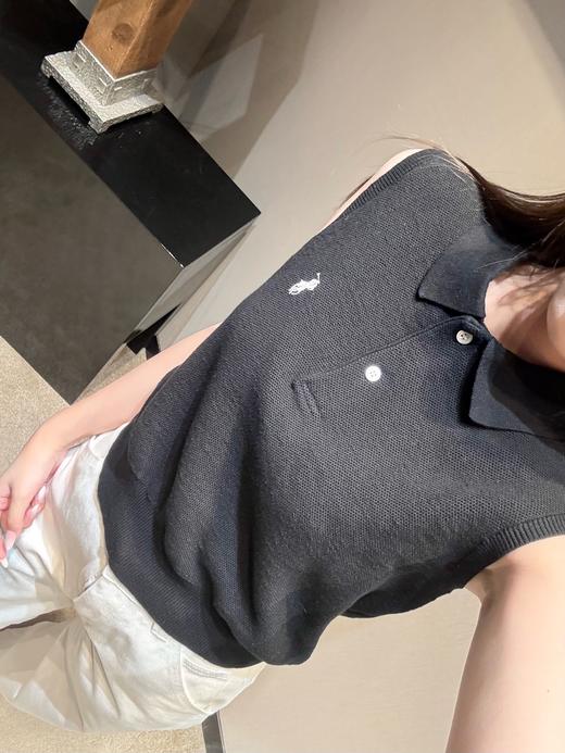 拉夫劳伦 26SS春夏新款 无袖套头翻领polo针织背心（MM） 商品图11