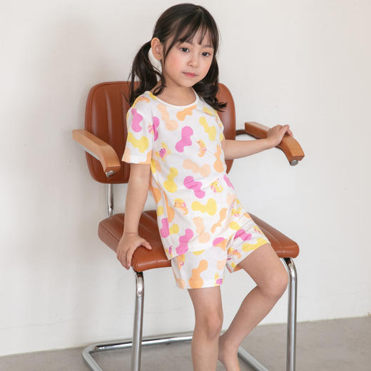 【丝麻棉 短袖套】韩国moimoi春夏5分短袖家居服套装 商品图10