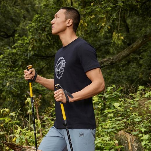 两色，青岛订单，猛犸象（Mammut）男士短袖T恤  户外轻量速干功能T恤 线条象短袖 商品图5