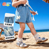 贝贝怡女童短裤夏日牛仔裤ZB2FK004 商品缩略图1