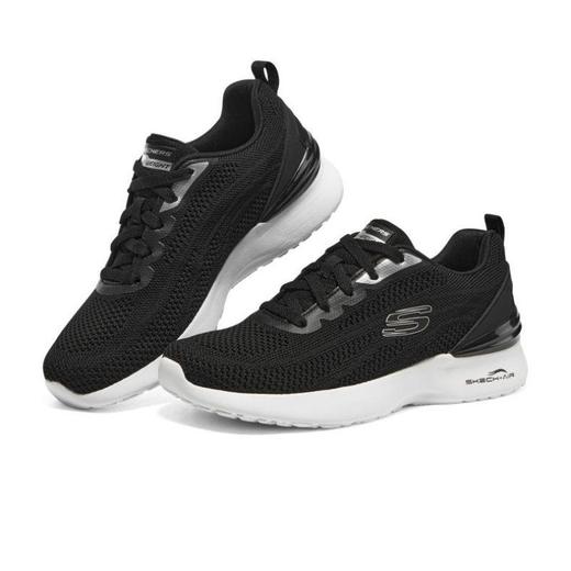 Skechers斯凯奇 女绑带运动休闲鞋 150150-BKW 商品图0
