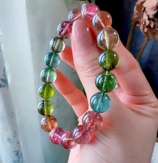 11.3mm彩虹碧玺手串 商品图6