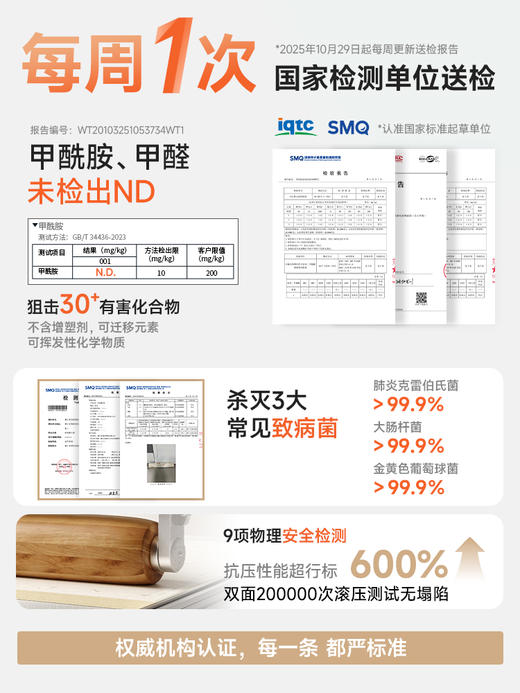 【春日趣玩FUN】曼龙mloong宝宝爬行垫婴儿加厚家用无味ixpe/xpe地垫儿童爬爬垫围栏一体（整体垫） 商品图4
