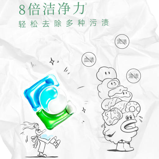 威露士 La天然4合1洗衣凝珠护色10ml*50粒 11001020012 商品图4