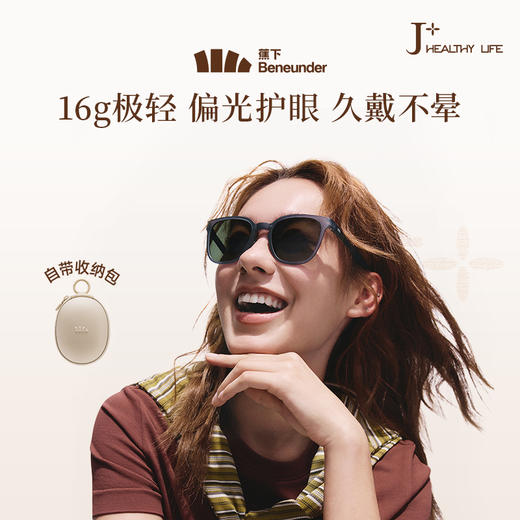 【26春夏新品】蕉下惠灵顿框轻量折叠墨镜FD005JJ 商品图0