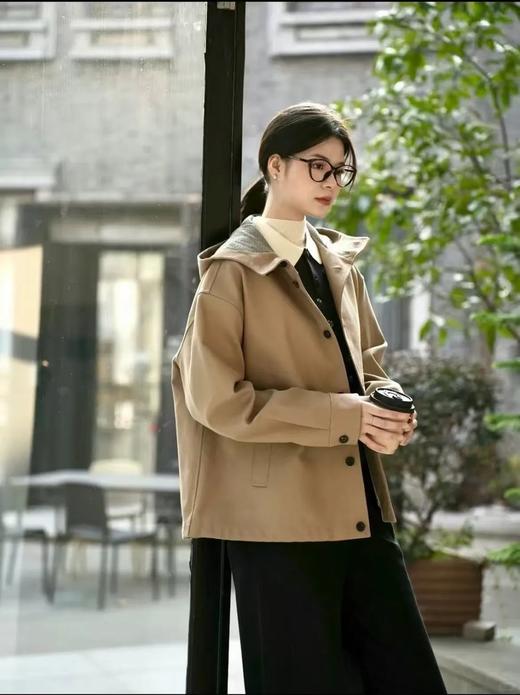 【高品质私服】【IC全棉双面布夹克外套】柔软舒适，正反异色，设计新颖G1703-CC【无标出货 介意慎拍】 商品图0