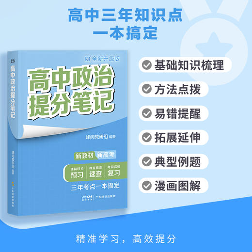 【预售】新版高中提分笔记系列  高中同步知识讲解突破难点培优 商品图11