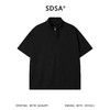 SDSA男装2026新款轻奢韩版半拉链立领短袖T恤百搭下摆松紧设计 商品缩略图0
