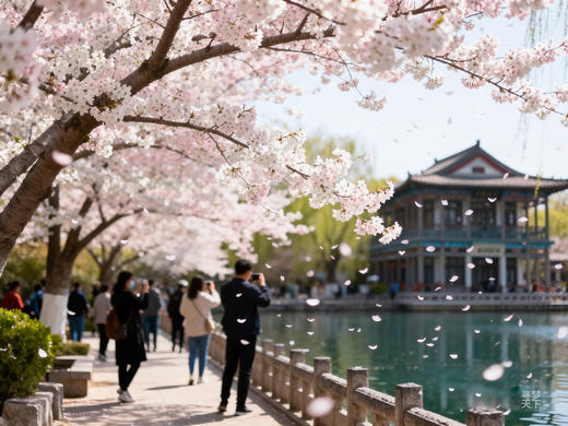 山东·齐鲁春色花海6天——济南五龙潭樱花、青岛樱花+海棠花海、台儿庄古城、菏泽牡丹园一路繁花之旅 商品图0