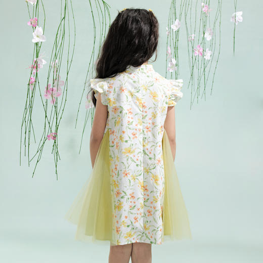 笛莎Deesha 2026年夏季新款观山见女童连衣裙 商品图4