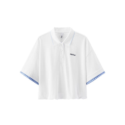 商场同款|森马POLO衫女夏季短款oversize假两件2026新款时尚衣服 商品图4