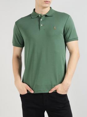 到手价899元 经典版 拉夫劳伦专柜款 男士Polo三扣柔肤棉Polo衫 彩马标 100%棉 美国代购，无中文标签，介意慎拍