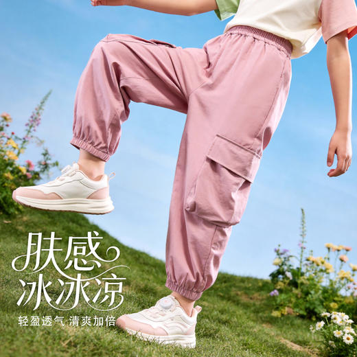 贝贝怡夏季女童裤子凉感工装裤ZB2FK003 商品图1