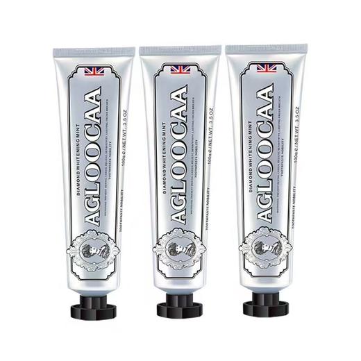 安爵露卡 安爵露卡钻石炫白薄荷牙膏100g（高贵银色）*3 5060849400558 商品图0
