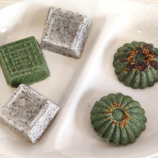 【江南非遗名点   艾草尺糕】软糯微甜  绵滑弹牙 无添加  蒸一下就能吃～ 商品图6