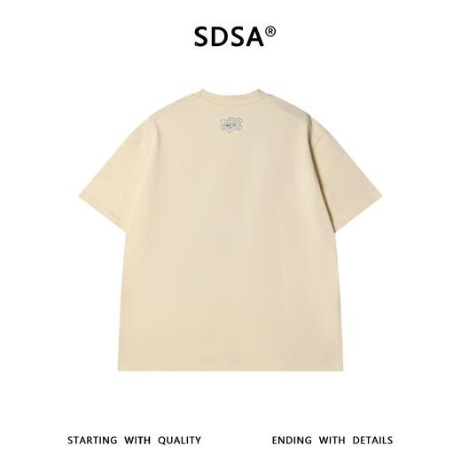 2607SDSA男装2026新款高贵轻奢潮牌花瓶花卉精致刺绣短袖百搭简约上衣 商品图4