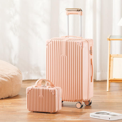 【新款多功能大容量行李箱】男女结实耐用旅行箱 万向轮拉杆箱密码箱子  商品图3