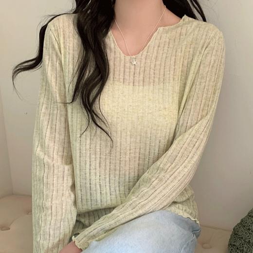 优选丨超仙慵懒薄款亚麻防晒罩衫 商品图3