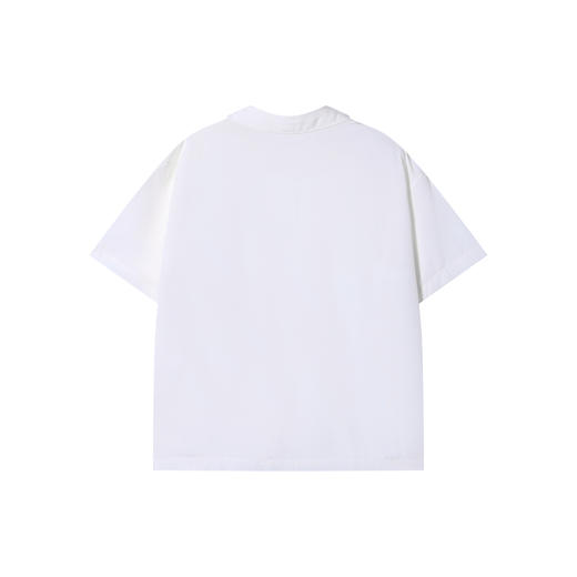 SDSA男装2026新款轻奢简约纯色假两件短袖衬衫百搭时尚套头上衣 商品图3