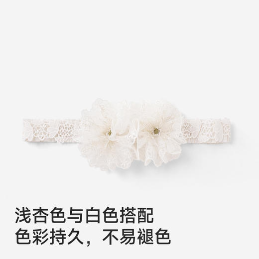 【商场同款】英氏儿童配饰女童发带春夏新款女宝蕾丝可爱花边发饰 商品图1