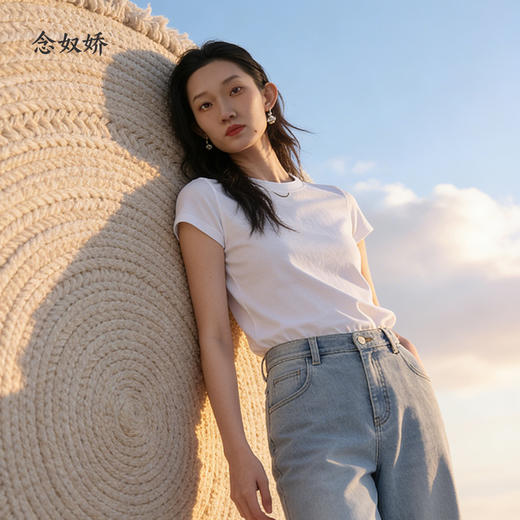 【商场同款】CNE6356 “ 雪花T恤 ” 柔软亲肤好搭配 导湿快干 商品图5